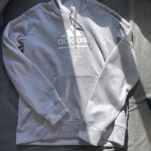 grey adidas hoodie
